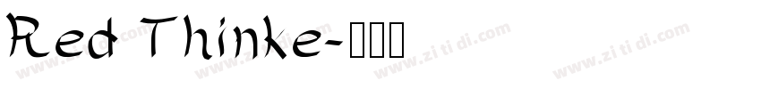 Red Thinke字体转换